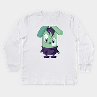 Kooky rabbit #4 Kids Long Sleeve T-Shirt